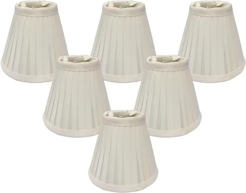 Vista 16 de Royal Designs, Inc. Pantalla plisada Empire CS-111BG, color beige, 2,5 x 5 x 4,25
