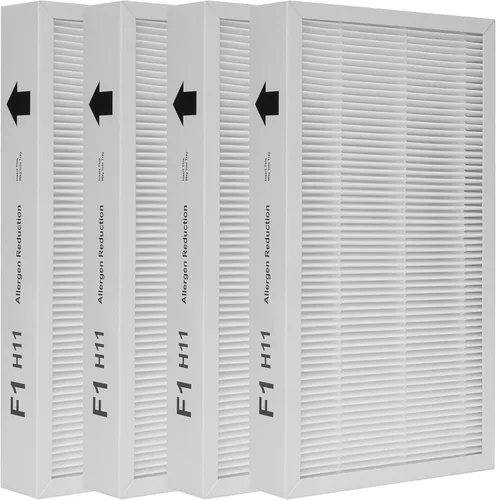 Vista 8 de Filtro F1 para reducción de alérgenos, filtro de repuesto compatible con purificador de aire Filtrete C01 T02 FAP-C01-F1 y FAP-T02-F1, paquete de 2