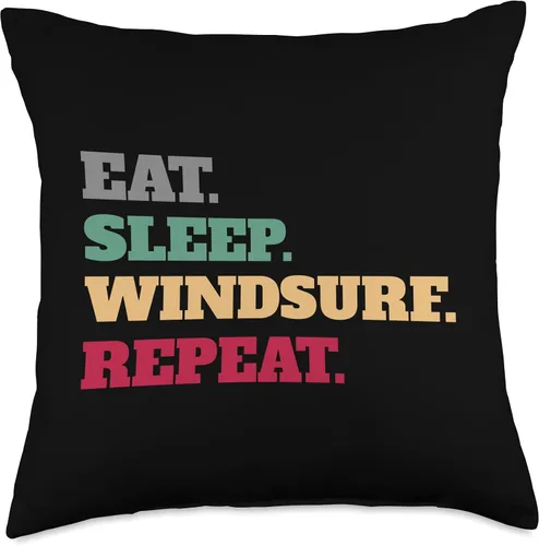 Vista 4 de Wind Surfing Equipment Accessories Throw Pillow