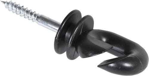 Vista 2 de Zareba IWSIRB-Z - Insluador de anillos para cercas eléctricas, paquete de 25, uso con alambre, polietileno, incluye 25 aisladores de anillo