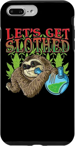 Vista 12 de Sloth Smokes Grass Shirt Marihuana Sloth Cannabis Stoner Case para iPhone 17
