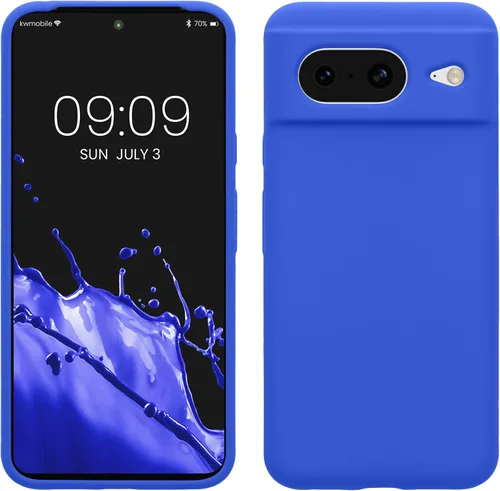 Vista 51 de kwmobile Funda compatible con Google Pixel 7 - Funda de silicona TPU con acabado suave - Piedra antigua