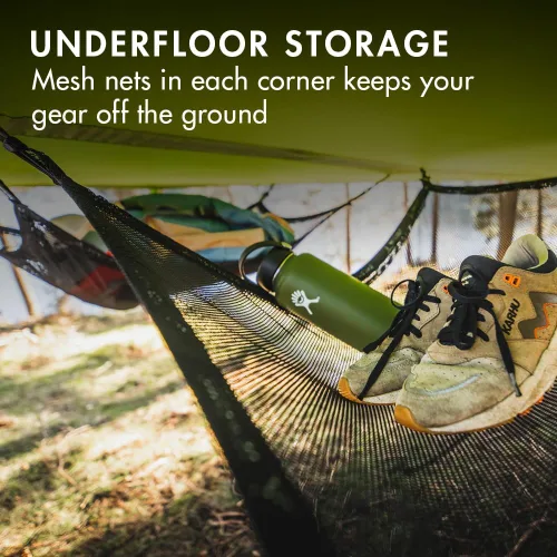 Vista 9 de Tentsile Connect V3 - Hamaca de tienda de campaña para 2 personas, The Original Tree Tent Company, capacidad de 880 libras, casa de árbol portátil