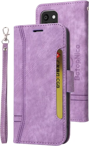 Vista 80 de Funda tipo cartera para Samsung Galaxy S20, piel sintética, con función atril, ranuras para tarjetas, funda plegable con tapa, funda protectora