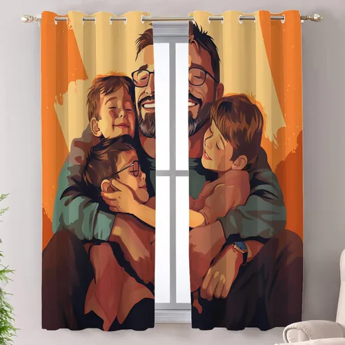 Vista 59 de Shrahala Cortinas blancas S inspiradoras para ventanas de cocina, cortinas negras con palabras cristianas para cafetería, cortinas opacas