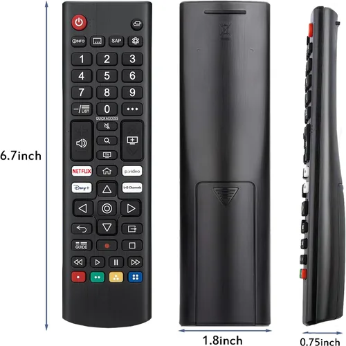 Vista 5 de Reemplazo de control remoto universal compatible con LG TV All UHD LED OLED QNED NanoCell 3D 4K 8K Smart TVs - No requiere configuración