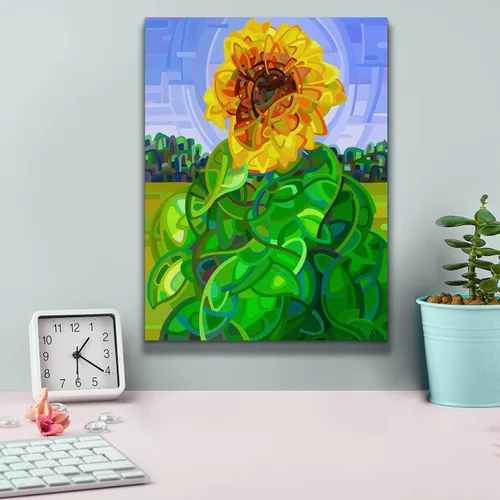 Vista 4 de Epic Graffiti 'Pinwheel' de Mandy Budan, arte de pared en lienzo, 12 x 16 pulgadas