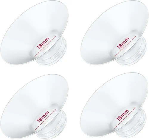 Vista 10 de 4 piezas de inserción de brida de 13 mm compatible con Momcozy M5/M6/M9/S12 Pro/V1 Pro/V1 Pro extractor de leche, apto