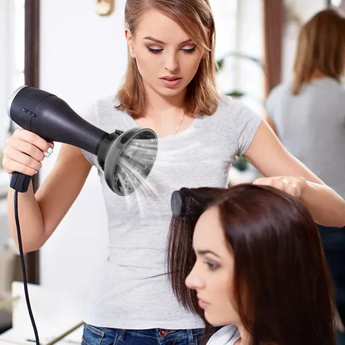 Vista 6 de Accesorio Difusor de Secador de Pelo Universal Ajustable Profesional Herramienta de Salón para Cabello Rizado Se Ajusta a la Mayoría de Secadores