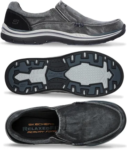Vista 6 de Skechers Mocasines sin Cordones Expected Avillo de Ajuste Relajado para Hombre
