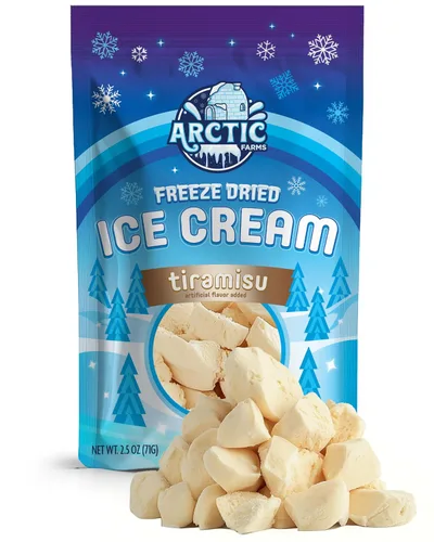 Vista 82 de Arctic Farms Trozos de Helado Liofilizado Empaquetados y en Caja - No se Derrite (1 libra, S'mores)
