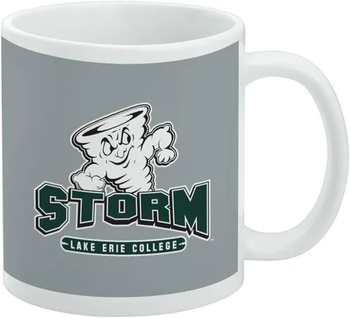 Vista 146 de Taza de cerámica con el logotipo principal de la Universidad Rider, taza de regalo novedosa para café, té y bebidas calientes, 11oz, blanca