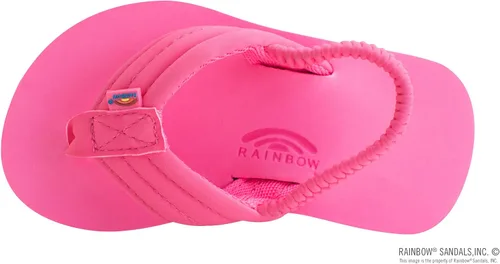 Vista 3 de Rainbow Sandals Grombow - Goma suave para niños, con correa de neopreno y correa trasera