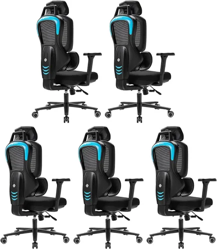 Vista 13 de EUREKA ERGONOMIC Typhon - Silla ergonómica de oficina, sillas de escritorio de oficina en casa, sillas de juegos para adultos, silla de oficina