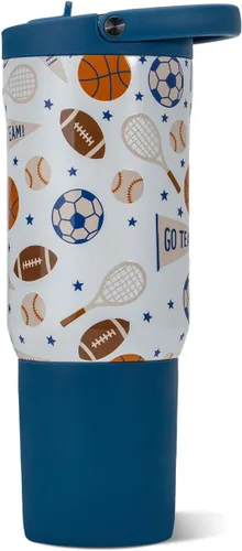 Vista 4 de HydroJug Sport - Botella de agua aislada de acero inoxidable de 20 onzas, All Star