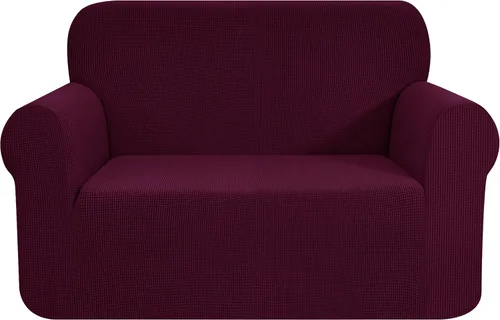 Vista 43 de CHUN YI - Funda elástica de 1 pieza para sillón grande, funda protectora suave de Jacquard con elastano, detalle de cuadros y parte inferior