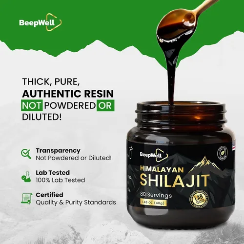 Vista 6 de Paquete de bienestar definitivo: aceite de batana orgánico y resina pura de Shilajit para nutrición, fuerza y vitalidad del cabello