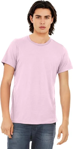 Vista 191 de Bella Canvas 3413c para hombre (1) Triblend verde + (1) Triblend rojo