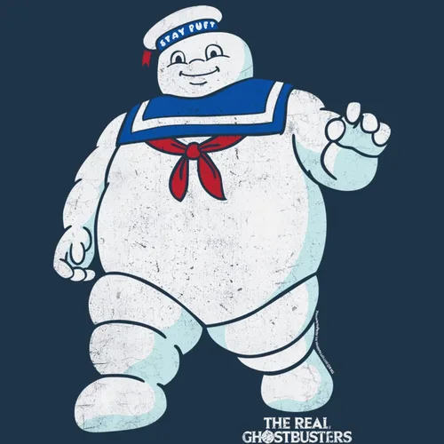 Vista 2 de The Real Ghostbusters - Camiseta juvenil de la serie animada Mr Stay Puft 2