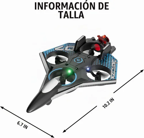Vista 9 de Avión RC con spray frío y luz LED