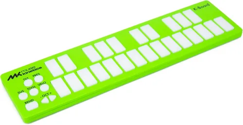 Vista 2 de K-Board-C Colorido controlador de teclado USB MPE MIDI de 25 teclas con USB-C (lima)