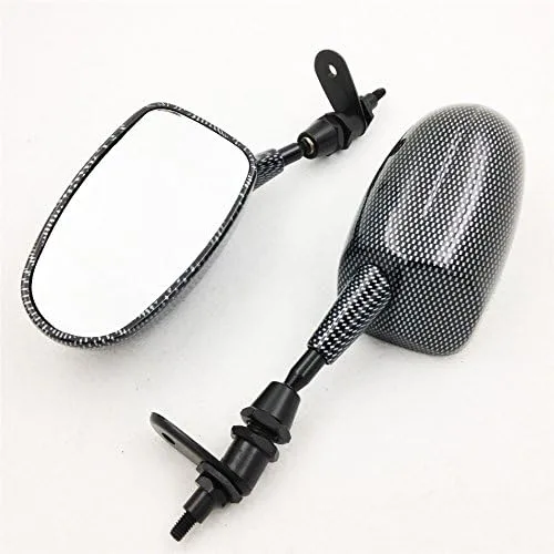 Vista 2 de XKH - Mini espejo para motocicleta Honda CBR600RR F1/F2/F3 F4/F4i 900RR 929RR 954RR 1000RR RC51 Carbon