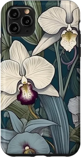 Vista 13 de Funda de flores de orquídea de jardín botánico para iPhone 17