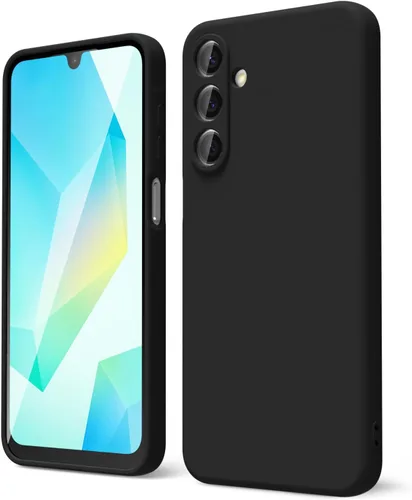 Vista 181 de oakxco Funda para teléfono Samsung Galaxy A12 con agarre de silicona líquida, linda delgada fina suave cubierta de gel de goma TPU lisa para mujeres