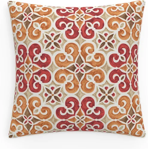 Vista 18 de Pillow Perfect Almohada decorativa floral para interiores y exteriores, relleno de felpa, resistente a la intemperie y a la decoloración, lumbar