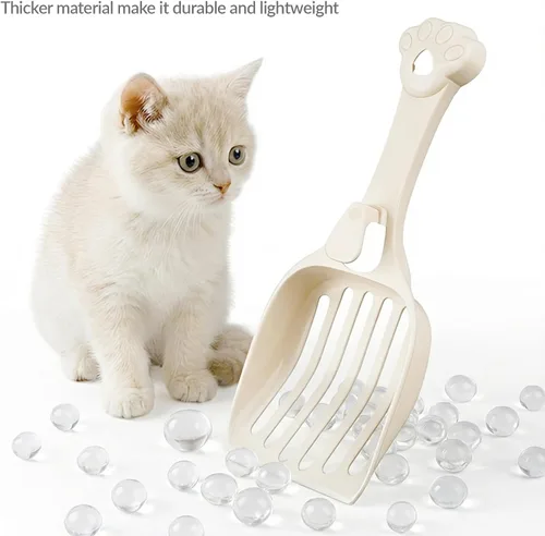 Vista 7 de Cuchara de arena para gatos, pala de arena para pellets de pino