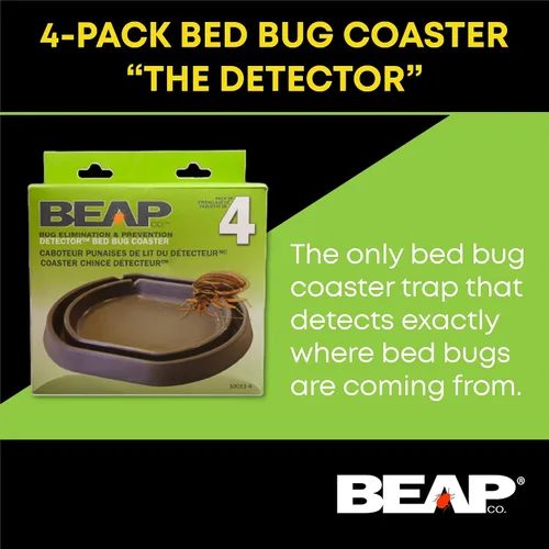 Vista 5 de BEAP 10013 trampa detectora de chinches para cama, 4