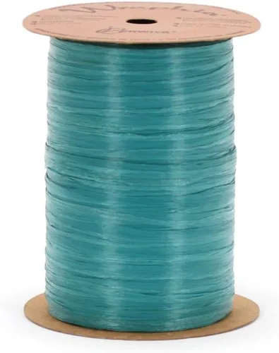 Vista 33 de Berwick Offray Cinta de rafia mate de 1/4" de ancho, verde manzana, 100 yardas, 0.276 in
