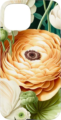 Vista 6 de Funda de jardinería para iPhone 11 vintage inspirada en Ranunculus