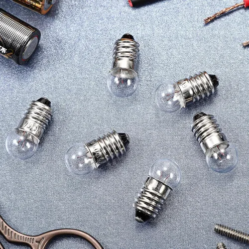 Vista 5 de Honoson 20 bombillas pequeñas de tornillo en miniatura de repuesto E10