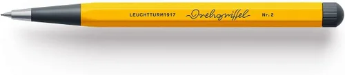 Vista 14 de LEUCHTTURM1917 - Lápiz mecánico Drehgriffel - Lápiz de escritura recargable con plomo de grafito HB de 0.7 mm (albaricoque)