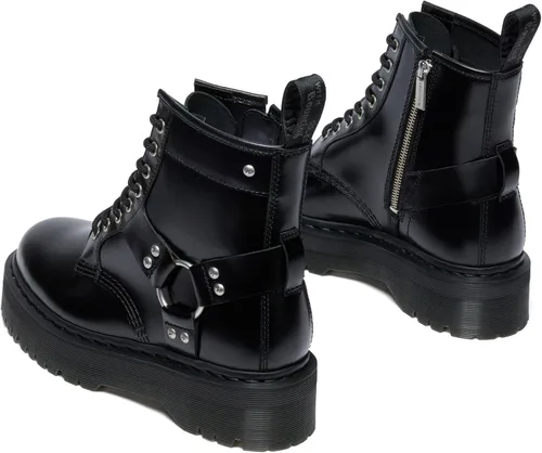Vista 5 de Dr. Martens Botas de cuero 1460 Pascal Virginia de 8 ojales para mujer