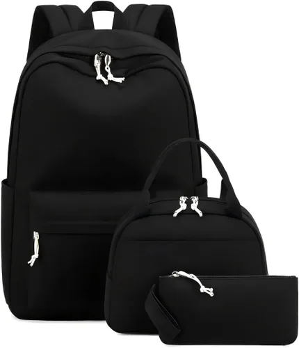Vista 41 de Bluboon Juego de mochila para adolescentes, mochila escolar para niñas, lonchera y lápices, bolsas para estudiantes, 3 en 1