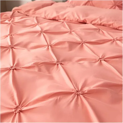 Vista 7 de 3pcs Duvet Cover Set Solid Color Single Double Twin Bedding Set Duvet Cover,Bedding