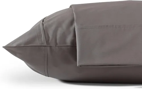 Vista 22 de Fundas de almohada 100% algodón percal con encaje fluer tamaño Queen/estándar, color blanco, 2 piezas de fundas de almohada, ropa de cama fuerte