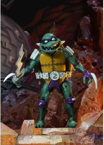 Vista 2 de NECA - Figura TMNT - Barra 7.1 in - 0634482541074