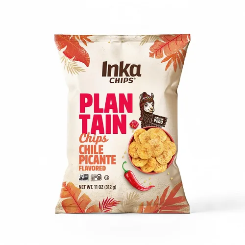 Vista 10 de Inka Crops Inka Chips- Chile Picante - Chips de plátano picante, 4 onzas (paquete de 6)