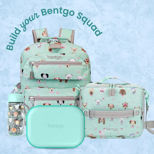 Vista 8 de Bentgo Chill Kids - Lonchera Bento de 4 compartimentos a prueba de fugas Aguamarina