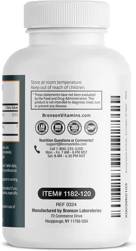 Vista 7 de Bronson Suplemento de Vitamina K2 D3 (MK7) Fórmula No-GMO Vitamina D3 5000UI (125 mcg) & 90 mcg K2 MK-7, Complejo D & K Fácil de Tragar, 120 Tabletas