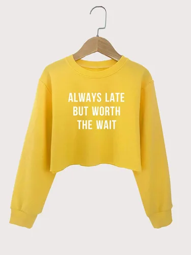 Vista 2 de G-Amber - Camisetas cortas para niñas, lindas sudaderas de manga larga con estampados a la moda