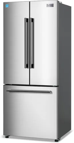 Vista 23 de BLACK+DECKER - Congelador vertical de 8.5 pies cúbicos, congelador de pie con control de temperatura mecánico, congelador vertical con 3 estantes