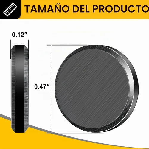 Vista 2 de DIYMAG Imanes adhesivos fuertes, 100 piezas de 0.47 x 0.12 pulgadas