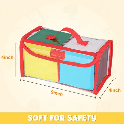 Vista 6 de Dados de juego educativo de bricolaje, cubos de bolsillo para enseñanza (juego de 2)