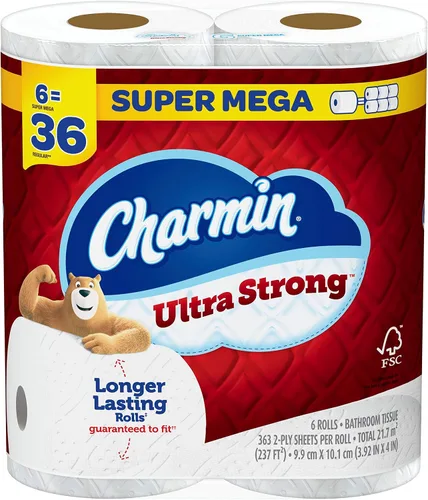 Vista 20 de Rollos dobles de papel higiénico ultra fuerte Charmin - 18
