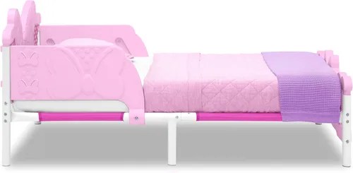 Vista 8 de Delta Children Minnie Mouse Cama para Niños Pequeños 3D, Rosa