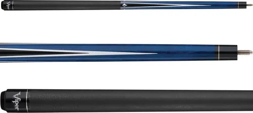 Vista 10 de Viper by GLD Products Diamond 58" 2-Piece Pool Cue Stick, 18-21 Ounce Azul (Blue Finish)